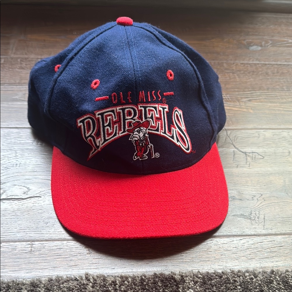 The Game Navy and Red Ole Miss Rebels Hat